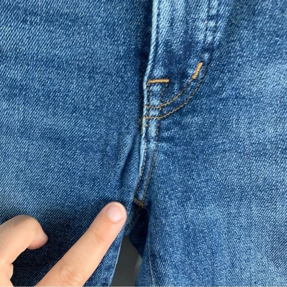 Madewell Cali Demi Boot Jeans in Bodney Wash Light Blue Flare  Leg Stretch 23 - Picture 6 of 13